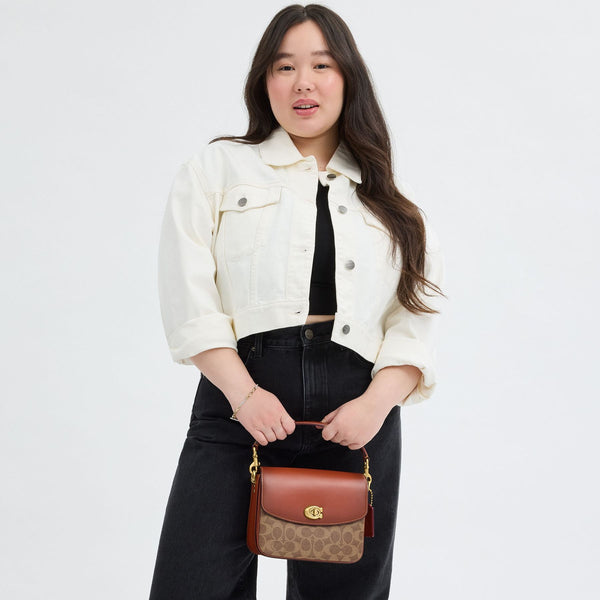 Cassie Crossbody Bag 19 In Signature Canvas