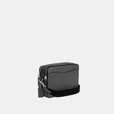 CV931-Charter Crossbody Bag 24 With Coach Graphic-Charcoal