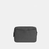 CV931-Charter Crossbody Bag 24 With Coach Graphic-Charcoal