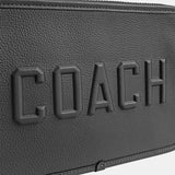 CV931-Charter Crossbody Bag 24 With Coach Graphic-Charcoal