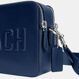 CV931-Charter Crossbody Bag 24 With Coach Graphic-Deep Blue