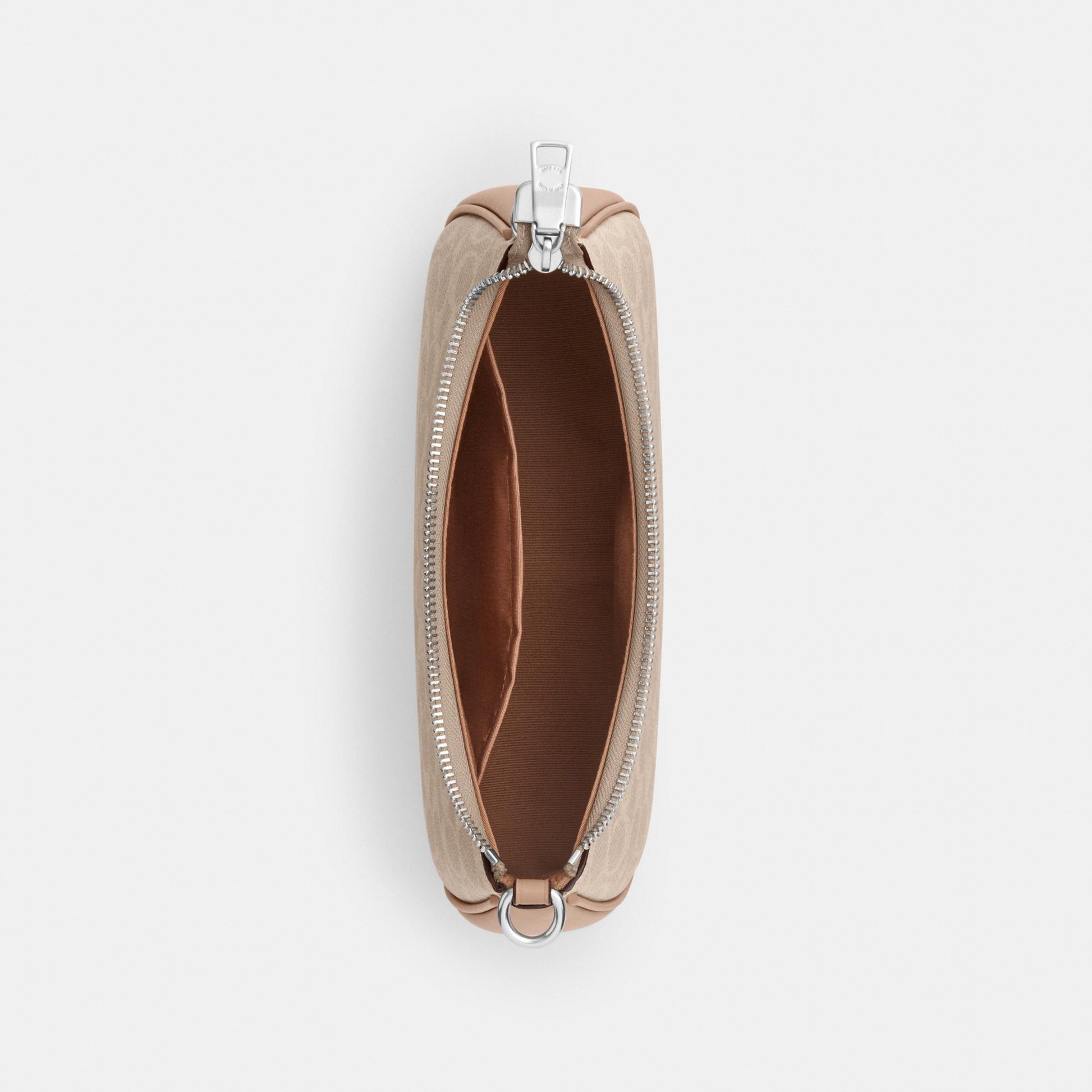 CV933-Teri Shoulder Bag In Signature Canvas-Sv/Sand/Taupe