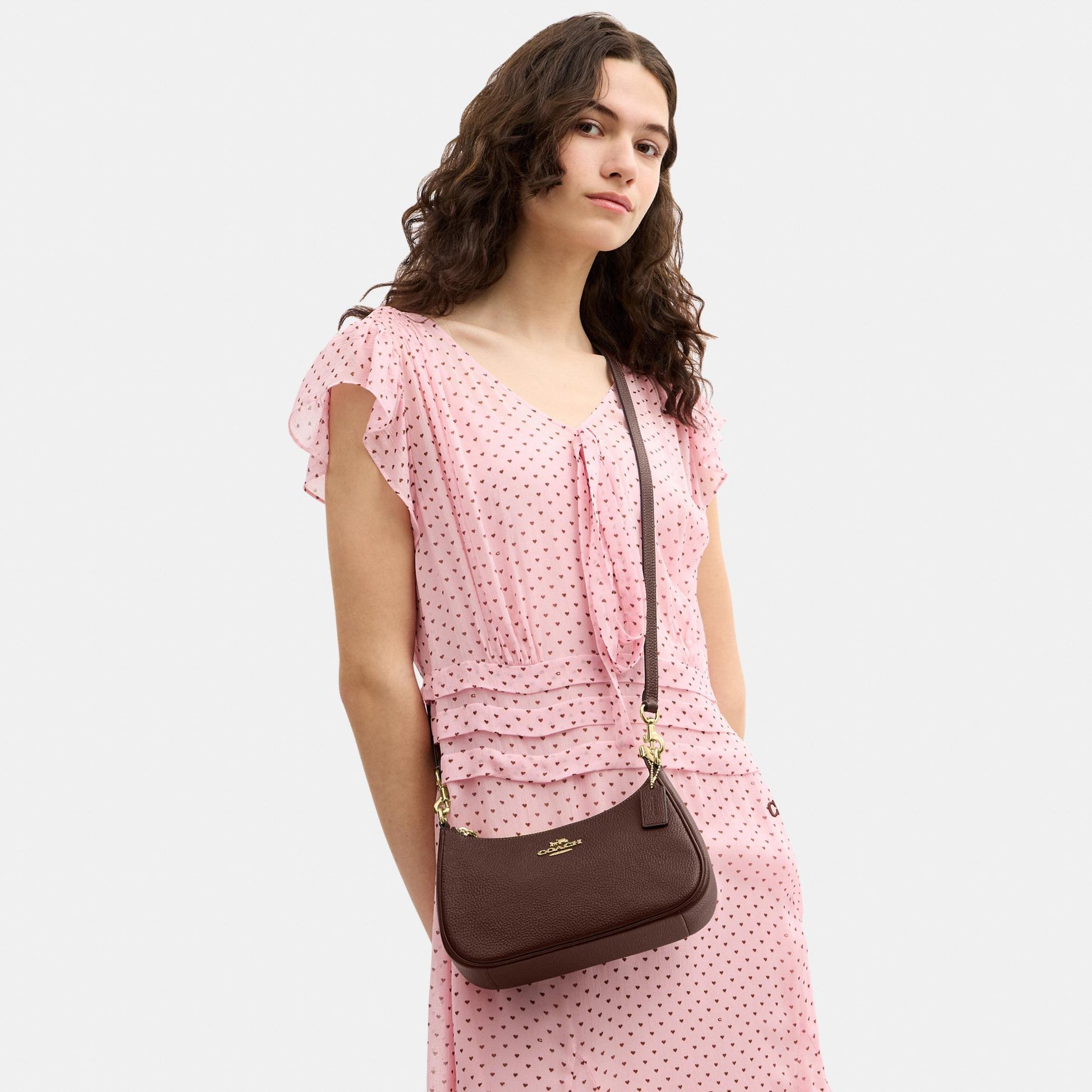 CV934-Teri Shoulder Bag-Im/Maple