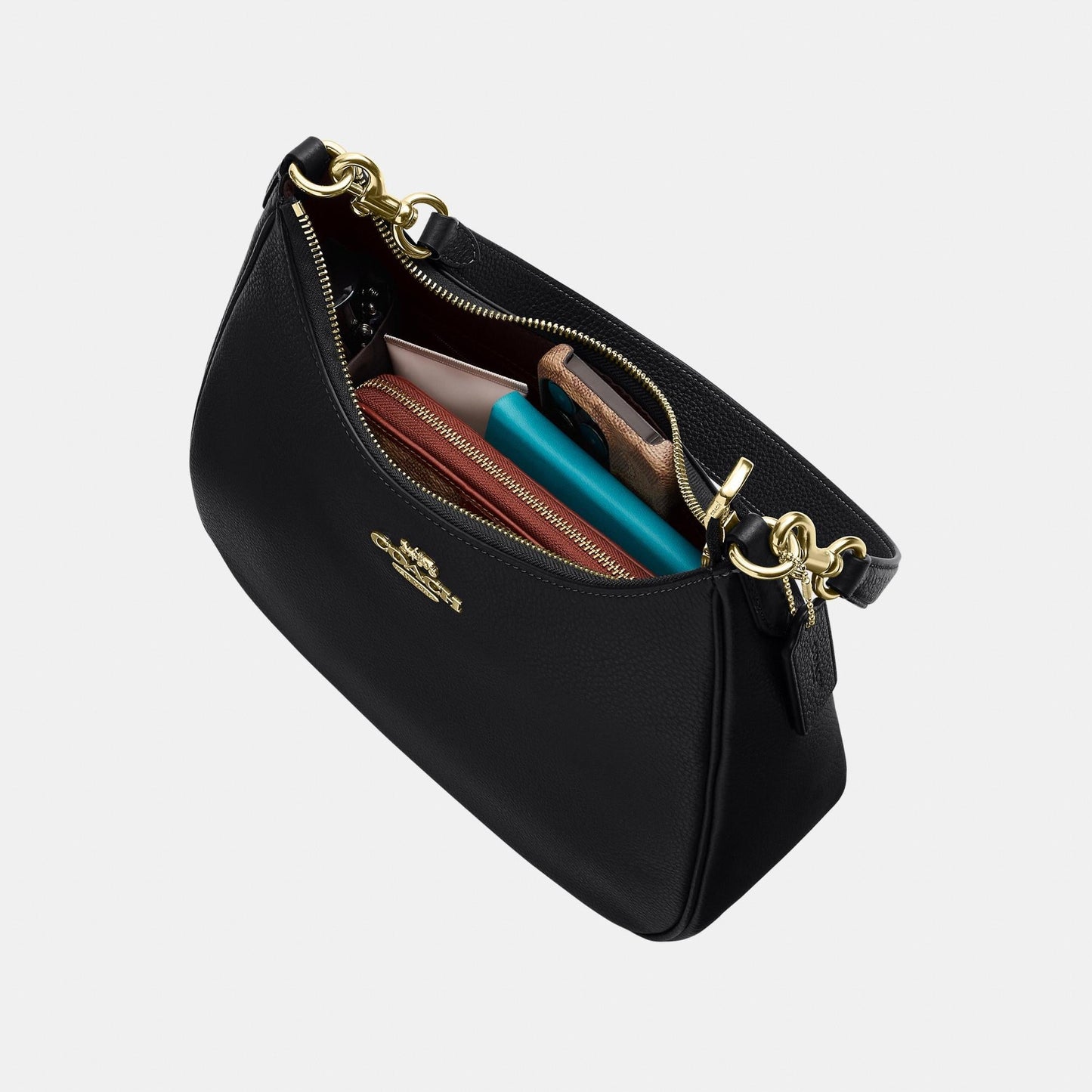 CV935-Teri Hobo Bag-Im/Black