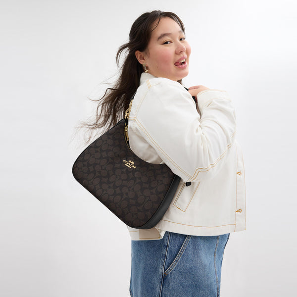 Teri Hobo Bag in Signature Canvas