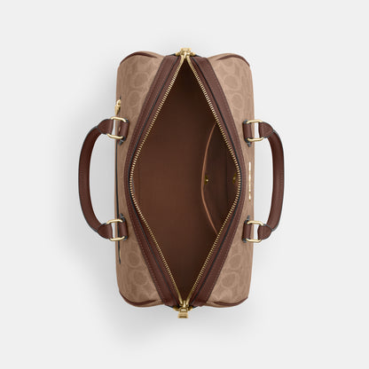 CV959-Rowan Large Satchel Bag in Signature Canvas