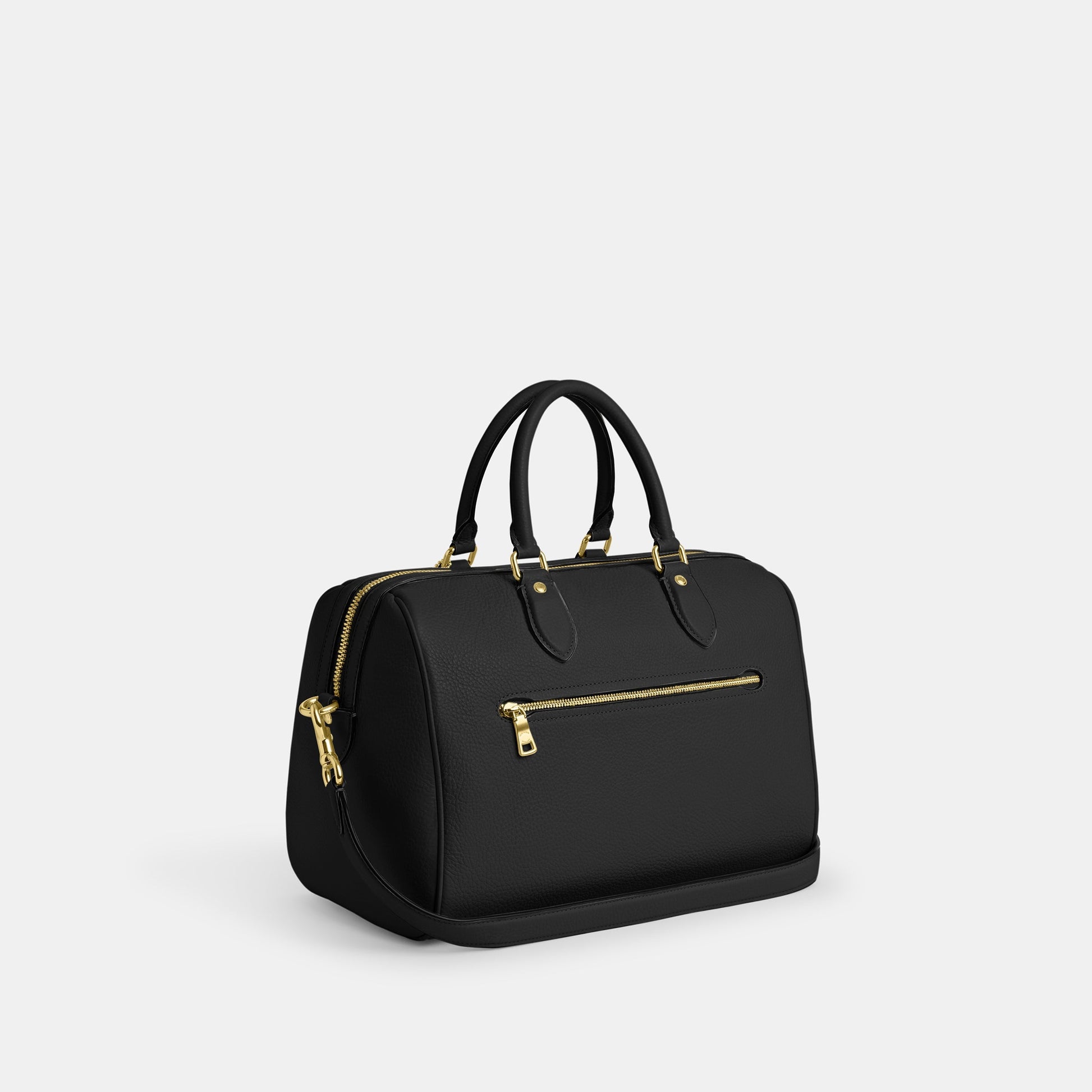 CV960-Rowan Large Satchel Bag-Im/Black