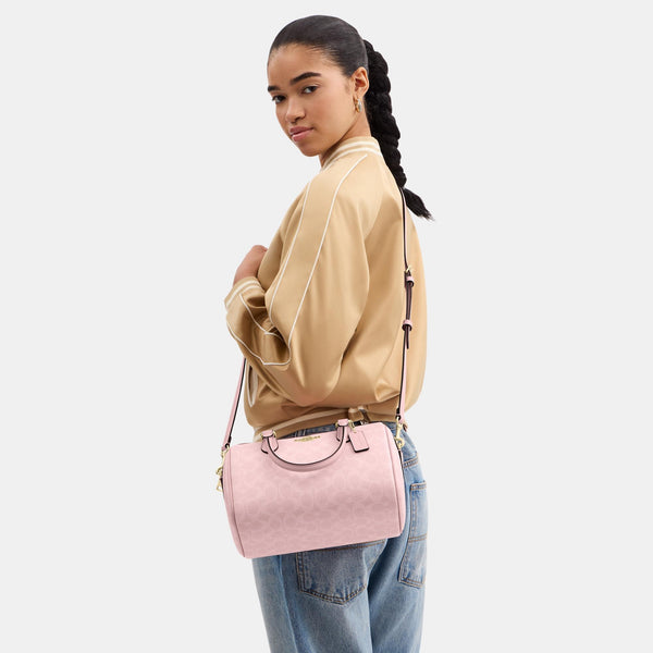 Rowan Satchel Bag in Signature Canvas