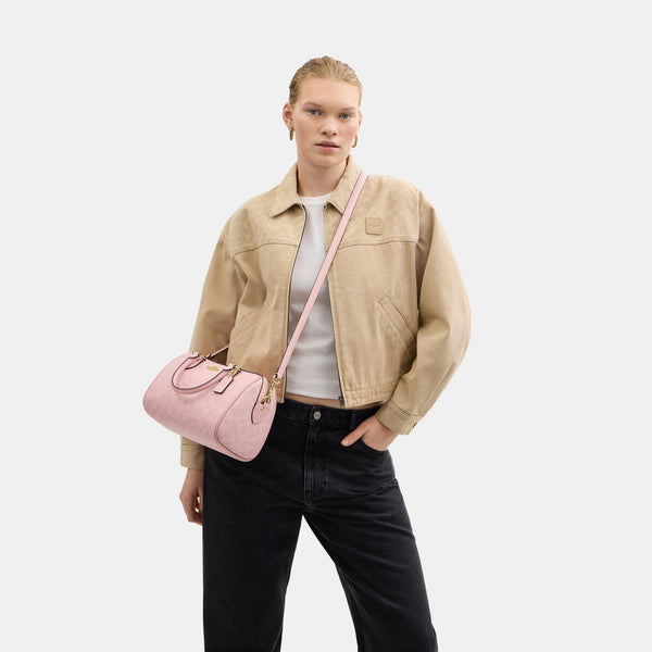 Rowan Satchel Bag in Signature Canvas