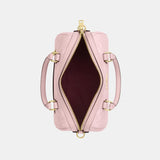 CV961-ROWAN SATCHEL BAG IN SIGNATURE CANVAS-IM/Powder Pink