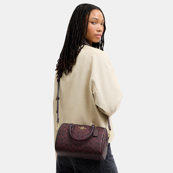 Rowan Satchel Bag in Signature Canvas