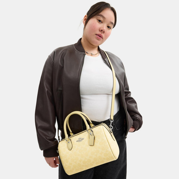 Rowan Satchel Bag in Signature Canvas