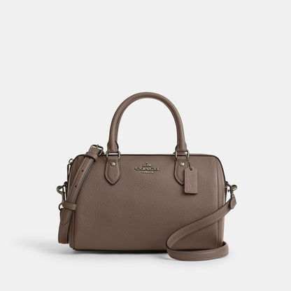 CV962-Rowan Satchel Bag-Qb/Dark Stone