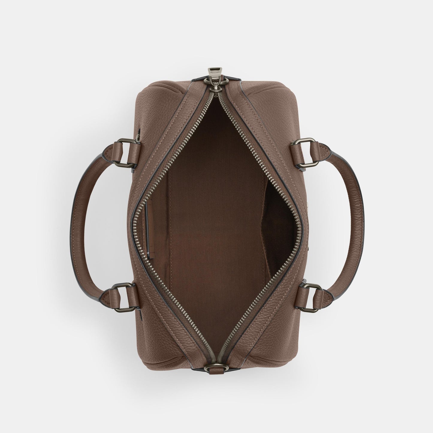 CV962-Rowan Satchel Bag-Qb/Dark Stone