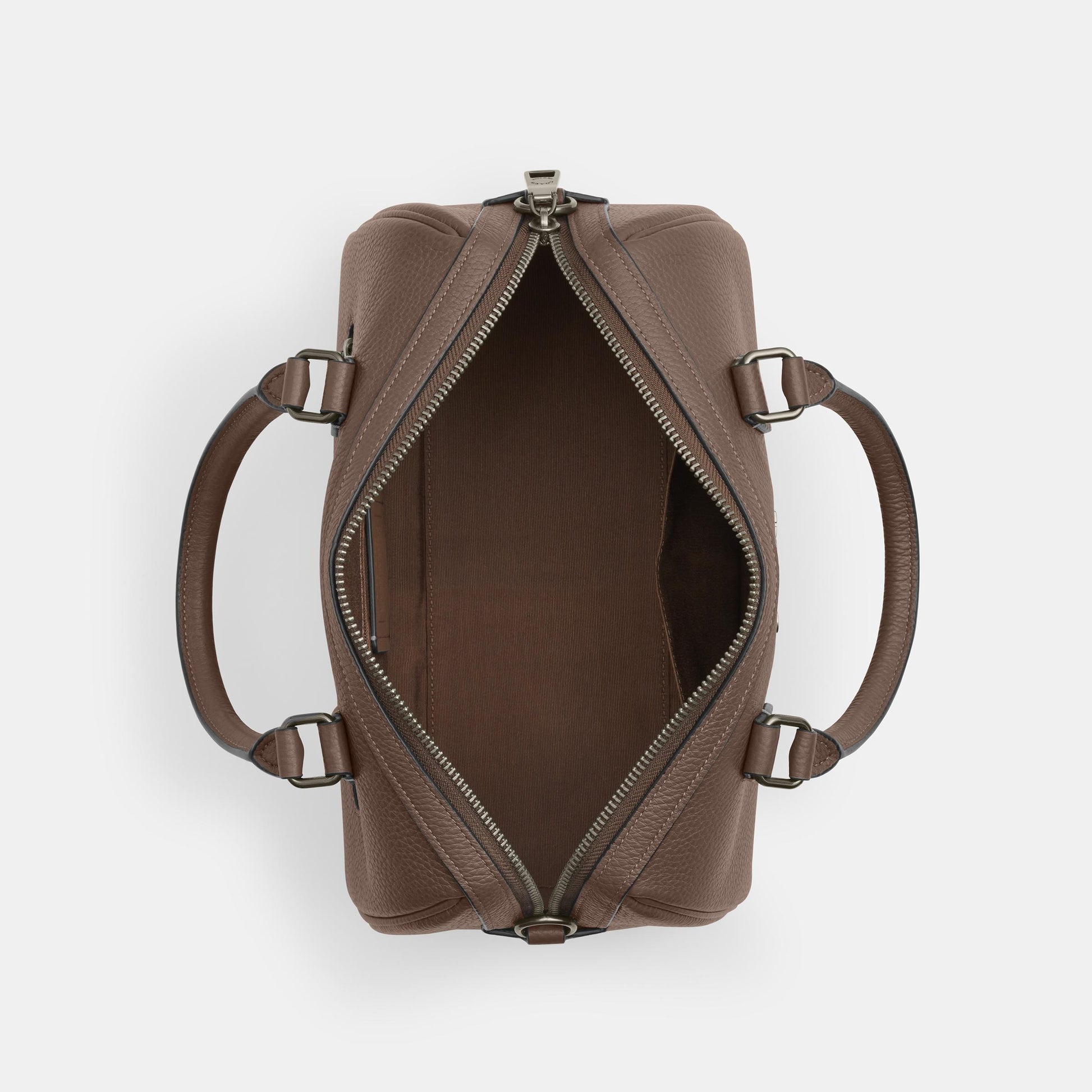 CV962-Rowan Satchel Bag-Qb/Dark Stone