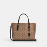 CV965-Mollie Tote Bag 25 In Signature Canvas-Im/Tan/Black