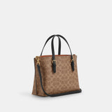 CV965-Mollie Tote Bag 25 In Signature Canvas-Im/Tan/Black