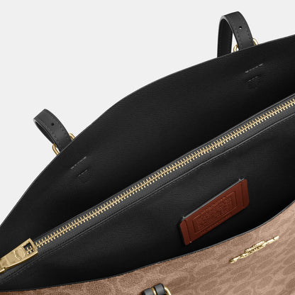 CV967-Mollie Tote Bag in Signature Canvas