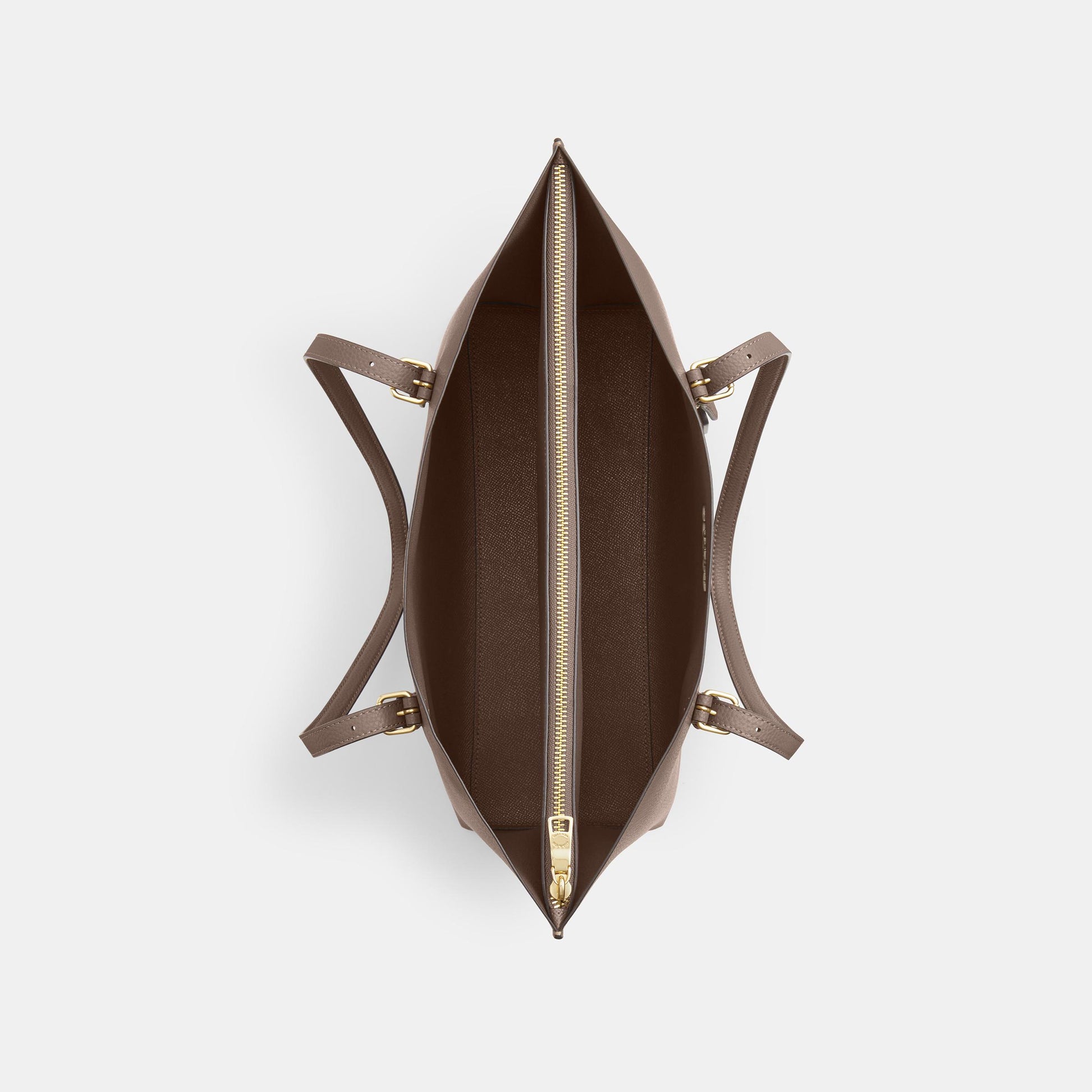 CV968-Mollie Tote Bag-Im/Dark Stone