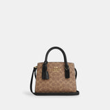 CV974-Andrea Carryall Bag In Signature Canvas-Im/Tan/Black