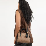 CV974-Andrea Carryall Bag In Signature Canvas-Im/Tan/Black