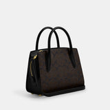 CV974-Andrea Carryall Bag In Signature Canvas-Im/Walnut/Black