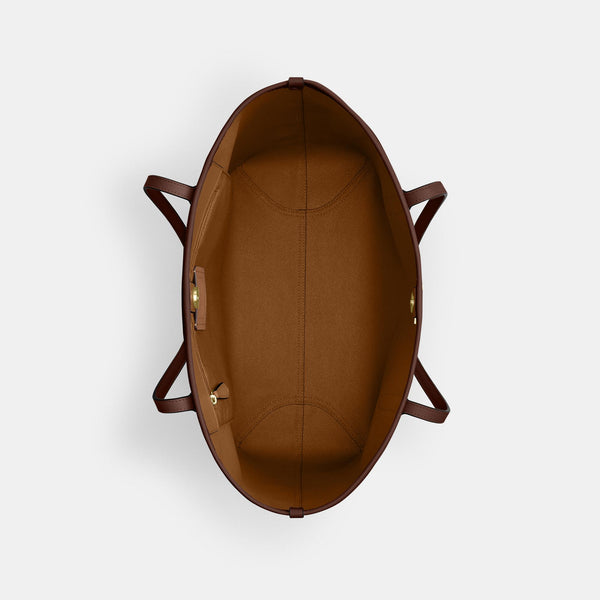 حقيبة يد "ستي" من القماش بنقشة كوتش 