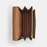 CV978-KLARE CROSSBODY BAG IN SIGNATURE CANVAS-IM/Tan/Black Multi