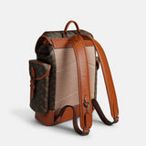 cv987-Hitch Backpack With Horse And Carriage Print-Truffle