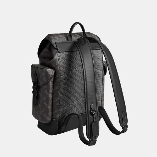 Hitch Backpack With Horse And Carriage Print