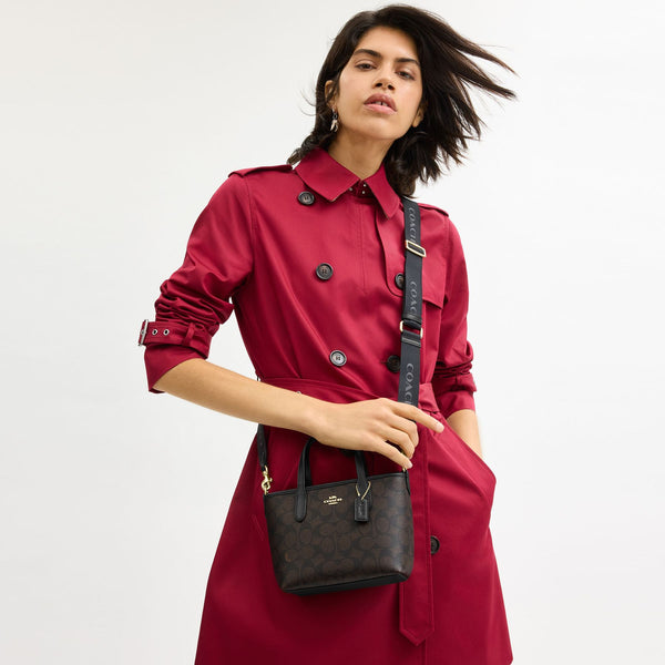 City Mini Tote Bag In Signature Canvas