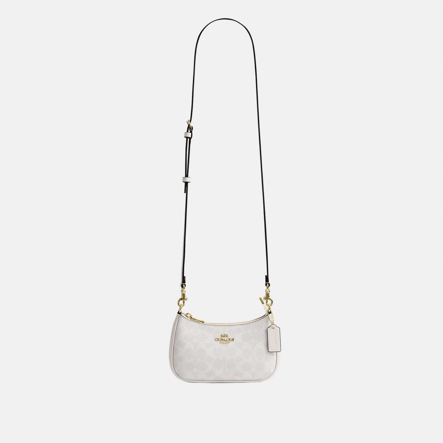 CW323-Teri Mini Crossbody Bag in Signature Canvas-Im/White/Chalk