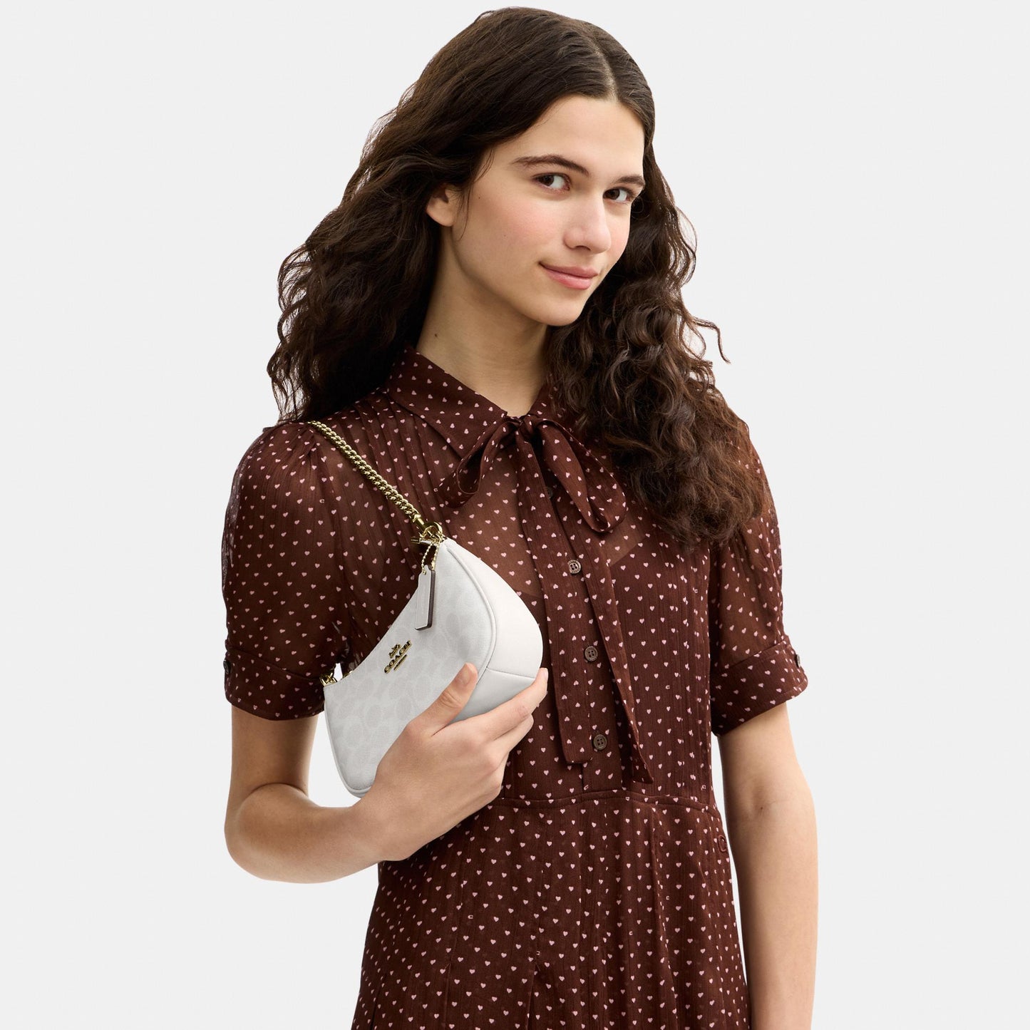 CW323-Teri Mini Crossbody Bag in Signature Canvas-Im/White/Chalk
