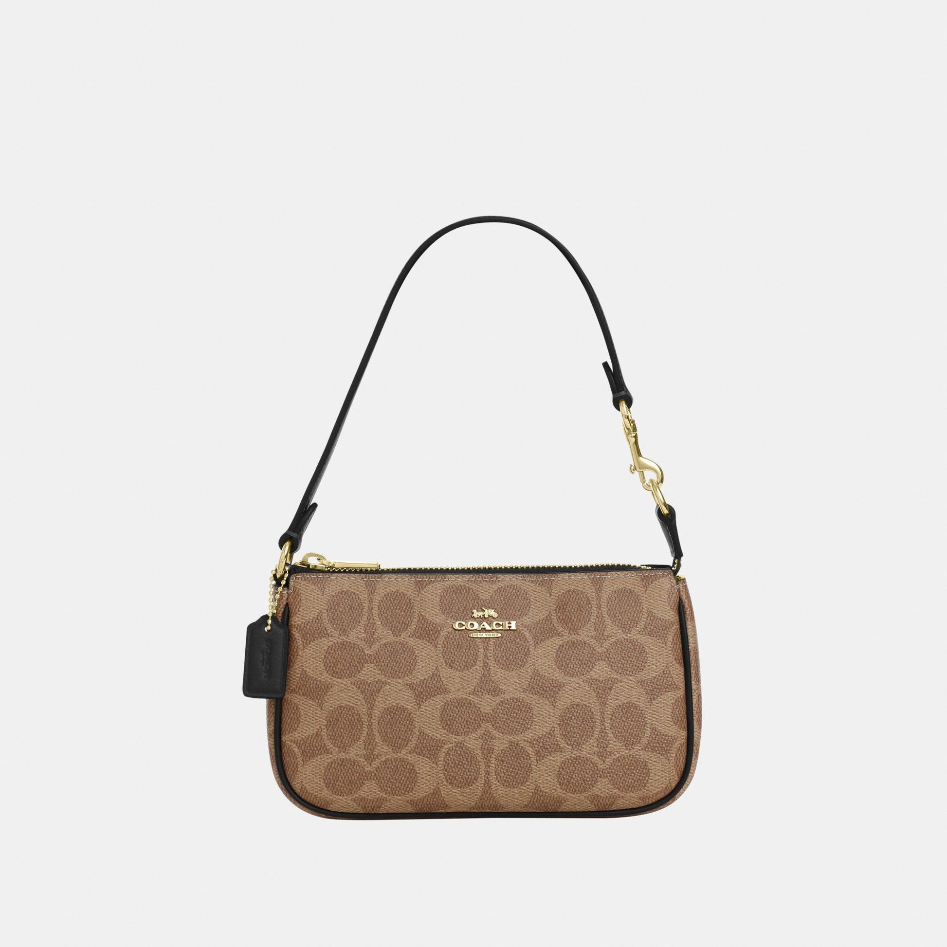 CW426-Nolita 19 in Signature Canvas-Im/Tan/Black