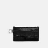 CW433-Zip Card Case-Black