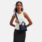 CW549-Willow Tote Bag 18-Lh/Dark Navy Multi