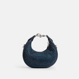 CW574-Jonie Bag With Crystal-Lh/Dark Navy