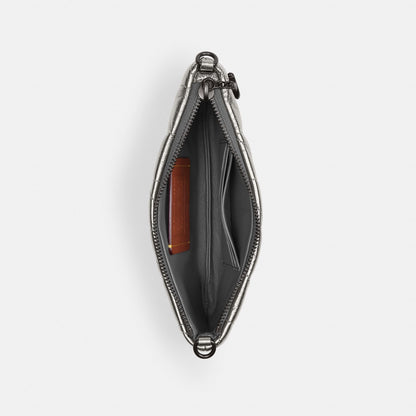 CW584-Pouch Bag With Quilting-V5/Anthracite