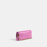 cw586-Evie Long Wallet With Chain-B4/Fuchsia.