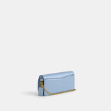 cw586-Evie Long Wallet With Chain-B4/Bluebell