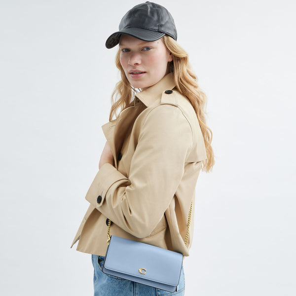 Evie Long Wallet With Chain