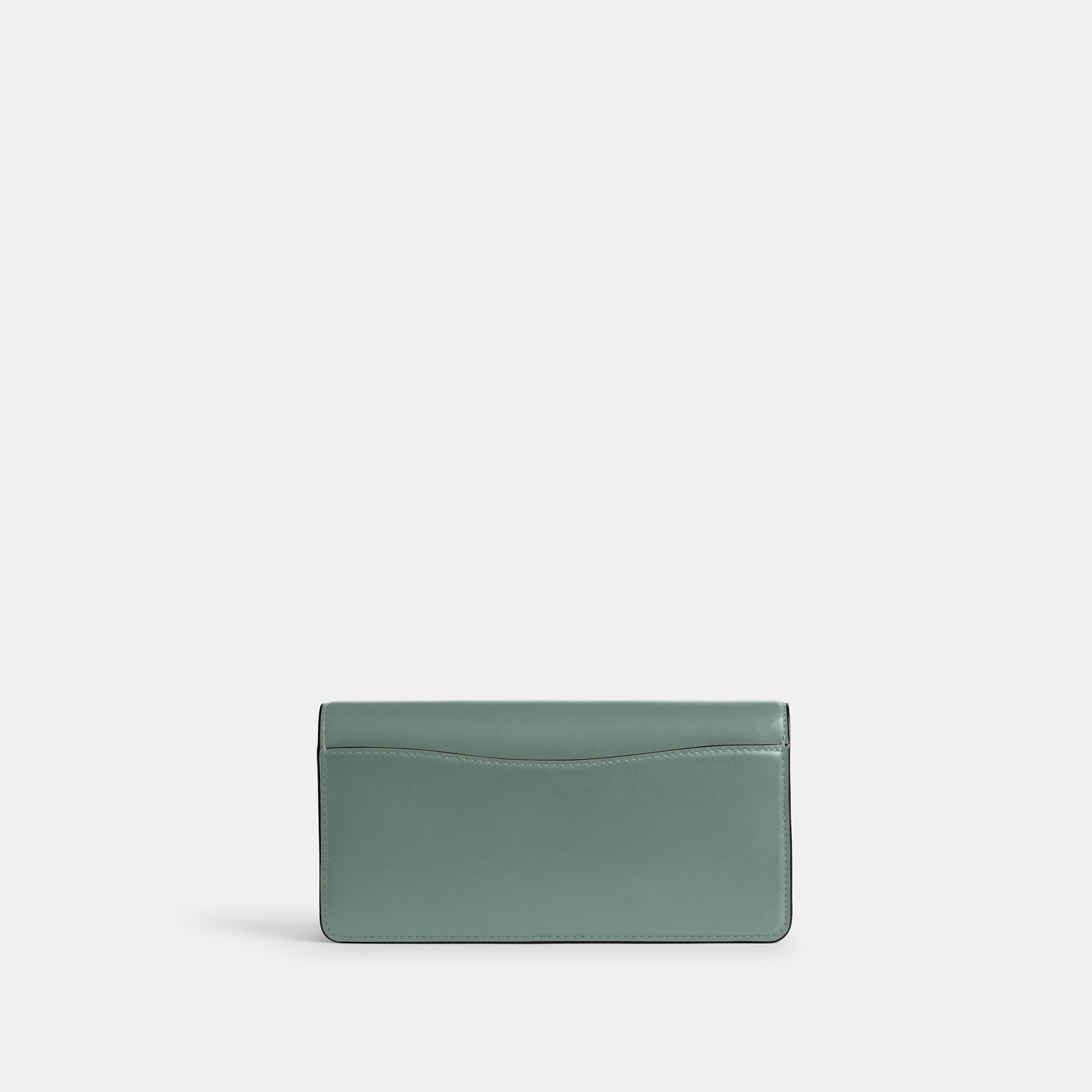 cw586-Evie Long Wallet With Chain-B4/Sage