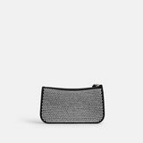 cw592-Penn Shoulder Bag With Crystal-Lh/Black