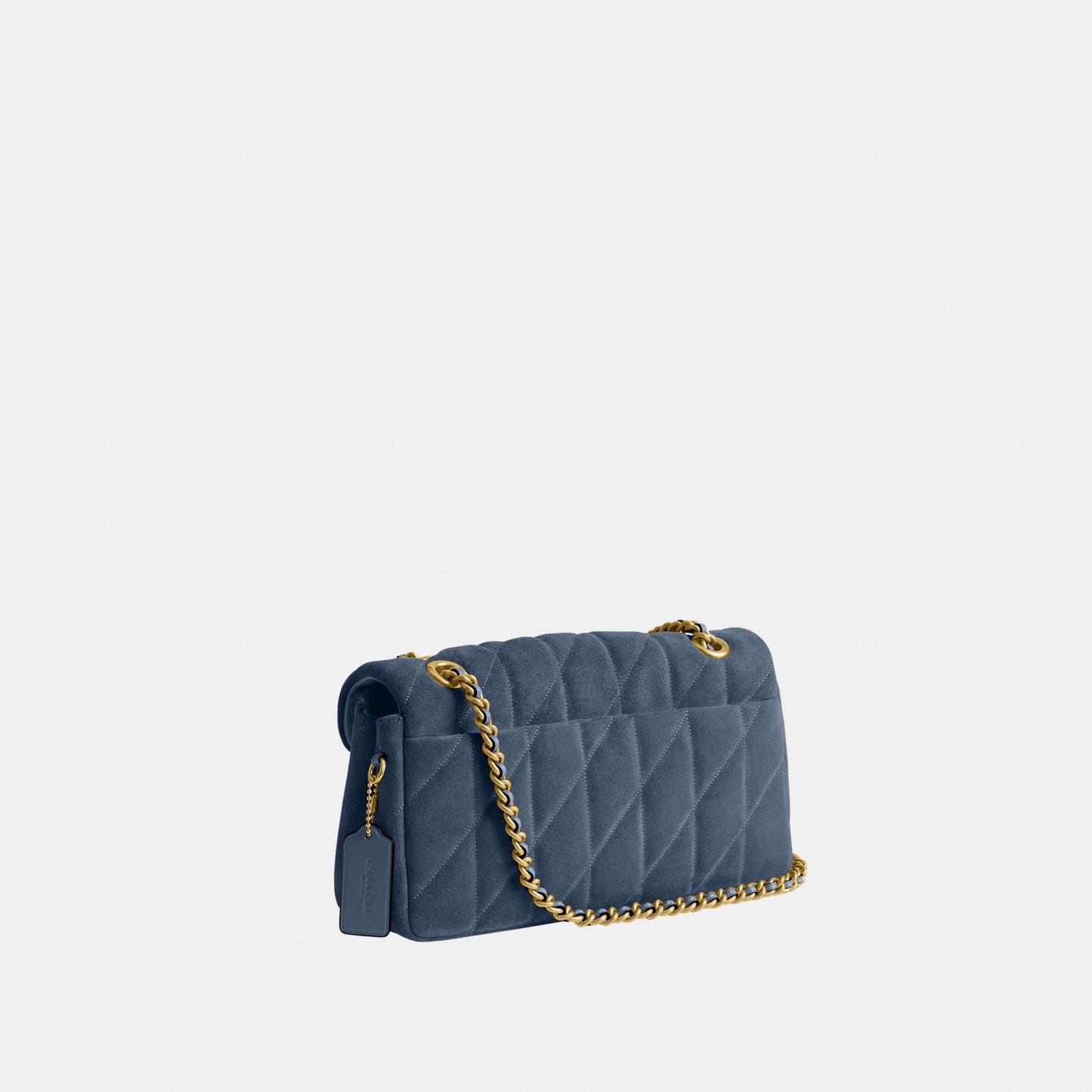 CW620-Tabby Shoulder Bag 26 with Quilting-B4/Light Denim