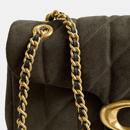 CW620-Tabby Shoulder Bag 26 with Quilting-B4/Olive