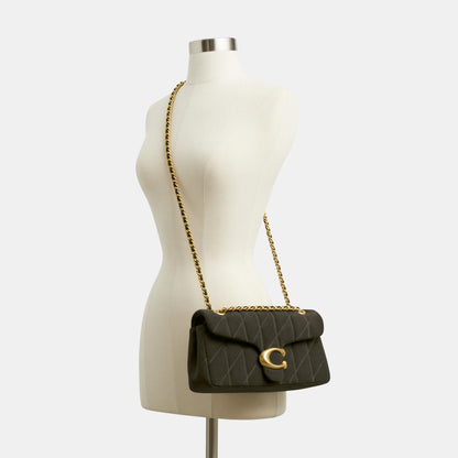 CW620-Tabby Shoulder Bag 26 with Quilting-B4/Olive