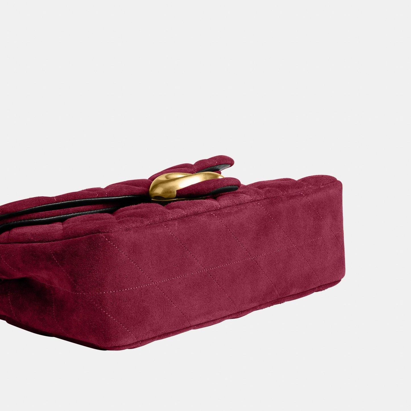 CW620-Tabby Shoulder Bag 26 with Quilting-B4/Dark Fuchsia