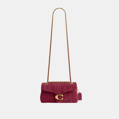 CW620-Tabby Shoulder Bag 26 with Quilting-B4/Dark Fuchsia