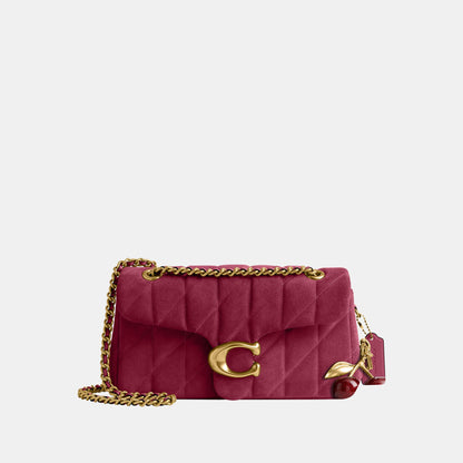 CW620-Tabby Shoulder Bag 26 with Quilting-B4/Dark Fuchsia
