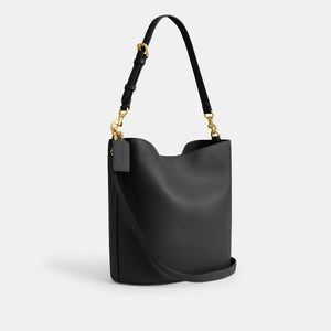 cw624-Willow Soft Bucket Bag-B4/Black